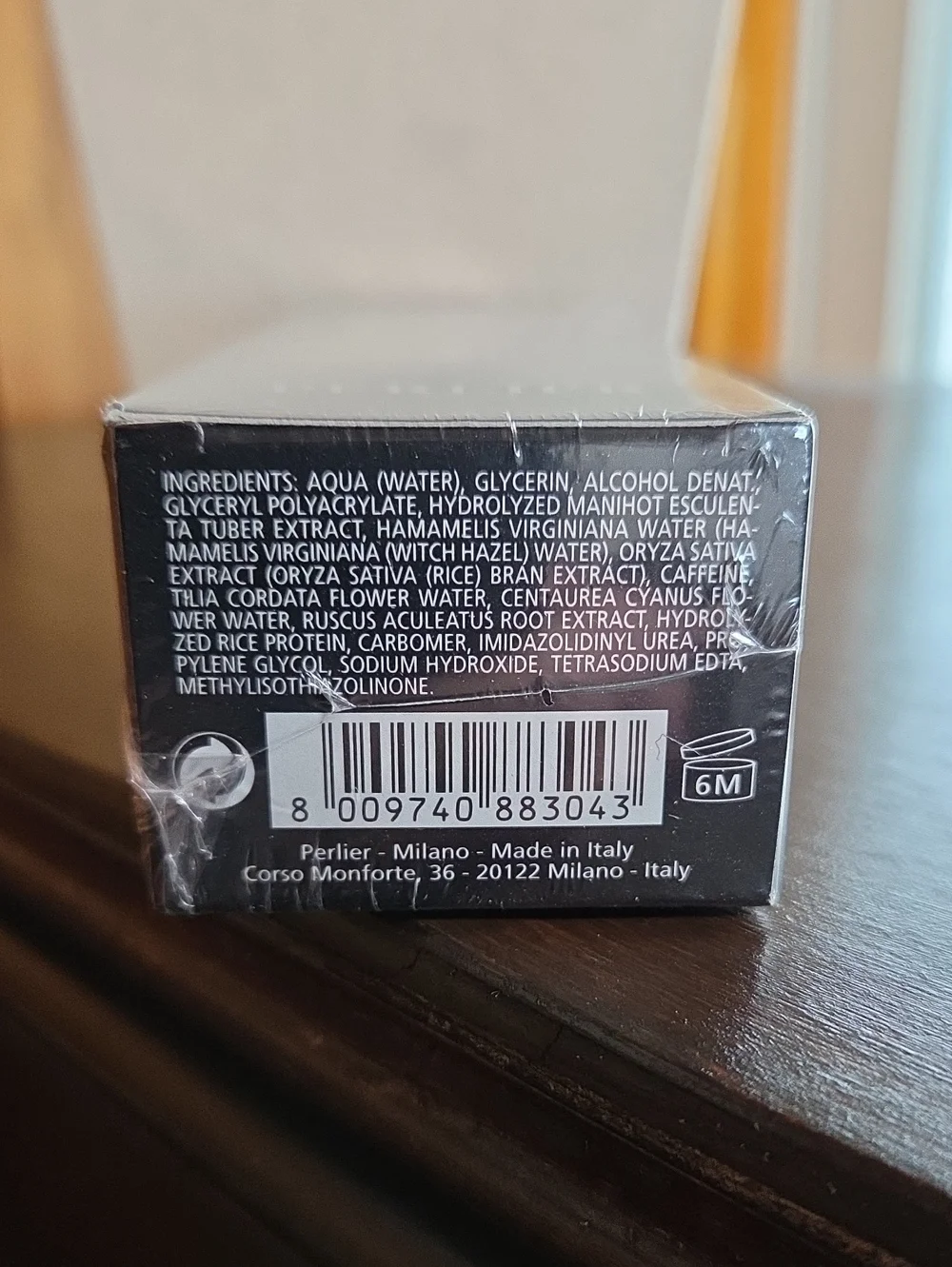 Perlier Black Rice Platinum Eye Contour Serum Sealed